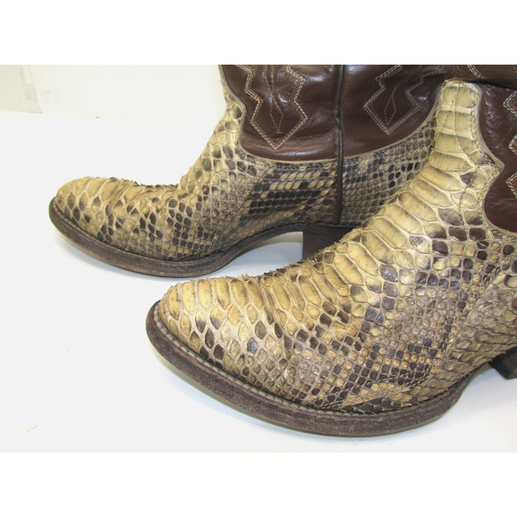 Exotic Snake skin Western Boots - Size 7.5 D men's ( 8 B women's) - Picture 9 of 16